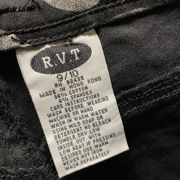 R.V.T Animal Print Stretchy Wax Jeans NWT 9/10 - Picture 4 of 6